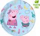 PROCOS Talerzyki papierowe Świnka Peppa, 23 cm, 8 szt. (plastic-free) 1