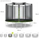 Trampolina ogrodowa Zipro Jump Pro z siatką zewnętrzną 8FT 252cm 9