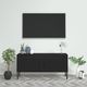 vidaXL Szafka pod telewizor, czarna, 105x35x52 cm, stalowa 1