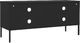 vidaXL Szafka pod telewizor, czarna, 105x35x52 cm, stalowa 7