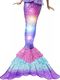 Lalka Barbie Barbie Dreamtopia - Syrenka Migoczące światełka (HDJ36) 3