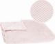 Springos Narzuta na łóżko, pled 200x220cm tłoczony, dwustronny koc na kanapę różowy UNIWERSALNY 11