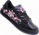 Pantofelek24 Modne damskie trampki z kamieniami Czarne /D9-2 8355 S128/ 37 2