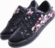 Pantofelek24 Modne damskie trampki z kamieniami Czarne /D9-2 8355 S128/ 37 3