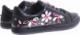Pantofelek24 Modne damskie trampki z kamieniami Czarne /D9-2 8355 S128/ 37 4