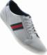Pantofelek24 Białe sportowe buty męskie z naturalnej skóry /661-91 S117/ 44 3