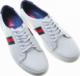 Pantofelek24 Białe sportowe buty męskie z naturalnej skóry /661-91 S117/ 44 4