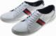Pantofelek24 Białe sportowe buty męskie z naturalnej skóry /661-91 S117/ 44 7