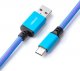 Kabel USB CableMod USB-A - USB-C 1.5 m Niebieski (CM-PKCA-CLBALB-ILB150ILB-R) 3