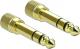 Adapter AV Delock Jack 3.5mm - Jack 6.3mm złoty (65983) 1