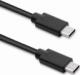 Kabel USB Qoltec USB-C - USB-C 2.5 m Czarny (52352) 2