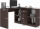 Biurko Fabryka Mebli Akord B-17 Brązowe 120 cm x 126 cm 3