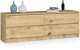 Fabryka Mebli Akord Komoda K 160 cm 4 szuflady - dąb artisan 1