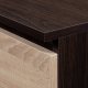 Fabryka Mebli Akord SZAFA Z NADSTAWKĄ S 90 cm 2 DRZWI 2 SZUFLADY WENGE / SONOMA 3