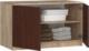 Fabryka Mebli Akord Nadstawka na szafę S 90 cm - dąb sonoma-wenge - 2 drzwi 1