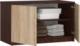 Fabryka Mebli Akord Nadstawka na szafę S 90 cm - wenge-dąb sonoma - 2 drzwi 1