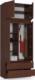 Fabryka Mebli Akord Nadstawka na szafę S 90 cm - wenge - 2 drzwi 3