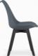 Leobert Krzesło MARK - grafitowe / nogi czarne x 4 5