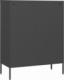 vidaXL Szafka z szufladami, antracytowa, 80x35x101,5 cm, stalowa 7