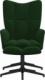 vidaXL Fotel z podnóżkiem, ciemnozielony, obity aksamitem 3