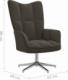vidaXL Fotel, ciemnoszary, obity aksamitem 7