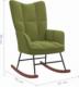 vidaXL Fotel bujany, jasnozielony, tapicerowany aksamitem 7