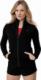 4f Bluza damska H4L22-BLD351 Głęboka czerń r. S 2