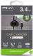 Ładowarka PNY USB 3.4A z kablem Lightning Czarna (P-DC-LN-K01-04-RB) 2