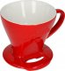 Melitta Melitta porcelanowy dripper do kawy 102 - Czerwony 2
