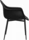 vidaXL Krzesła stołowe, 2 sztuki, czarne, PP 5
