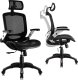 Biurko Mozos Biurko Mozos ED PRO WH Białe 120 cmx60 cm + Krzesło biurowe Ergo-C Czarne 12