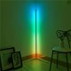 Mozos Mozos Stelaż do biurka czarny z elektryczną regulacją wysokości EDF-PRO-BK + Lampa podłogowa narożna LC-RGB LED czarna 13