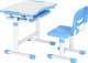 Mozos Mozos Biurko dziecięce krzesło z regulacją (DC-SET-BLUE) + Laserowy projektor gwieździstego nieba HR-F2 4