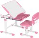 Mozos Mozos Biurko dziecięce + krzesło z regulacją dla dzieci 2-12 lat (DC-SET-PINK) + Laserowy projektor gwieździstego nieba HR-F2 3