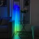Mozos Mozos Lampa podłogowa narożna LC-RGB LED biała + Laserowy projektor gwieździstego nieba HR-F2 3