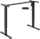 Mozos Mozos Stelaż do biurka czarny z elektryczną regulacją wysokości EDF-PRO-BK + PODŚWIETLANA PODKŁADKA 80x30CM 21