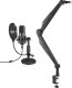 Mikrofon Mozos Mikrofon Mozos USB MKIT-900PRO Gamer + Ramię statyw mikrofonowy czarny 80 cm SB41 1