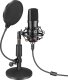 Mikrofon Mozos Mikrofon Mozos USB MKIT-900PRO Gamer + Statyw biurkowy na mikrofon czarny SB42 3