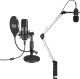 Mikrofon Mozos Mikrofon Mozos USB MKIT-900PRO Gamer + Statyw biurkowy SB38 1