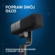 Mikrofon Logitech G Yeti Studio czarny (988-000565) + Lampa Litra Glow 11