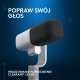 Mikrofon Logitech G Yeti Studio biały (988-000566) + Lampa Litra Glow 12