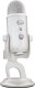 Mikrofon Blue Yeti USB White Mist (988-000533) + Lampa Litra Glow 1