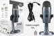 Mikrofon Blue Yeti Nano USB Shadow Grey (988-000205) + Lampa Litra Glow 2