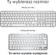 Klawiatura Logitech MX Keys S for Mac (920-011638) + Brio 100 (960-001585) 29