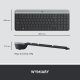 Klawiatura + mysz Logitech MK470 Slim (920-009204) + Brio 100 (960-001585) 4