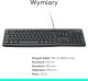 Klawiatura Logitech K120 (920-002509) + Brio 100 (960-001585) 8