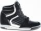 Pantofelek24 Czarne trampki sneakersy na koturnie /G13-3 9324 S2/ Czarne 37 2