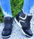 Pantofelek24 Czarne trampki sneakersy na koturnie /G13-3 9324 S2/ Czarne 37 3
