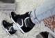 Pantofelek24 Czarne trampki sneakersy na koturnie /G13-3 9324 S2/ Czarne 37 4
