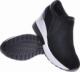 Pantofelek24 Damskie buty sportowe wkładane Czarne /B7-3 10718 T834/ 39 7